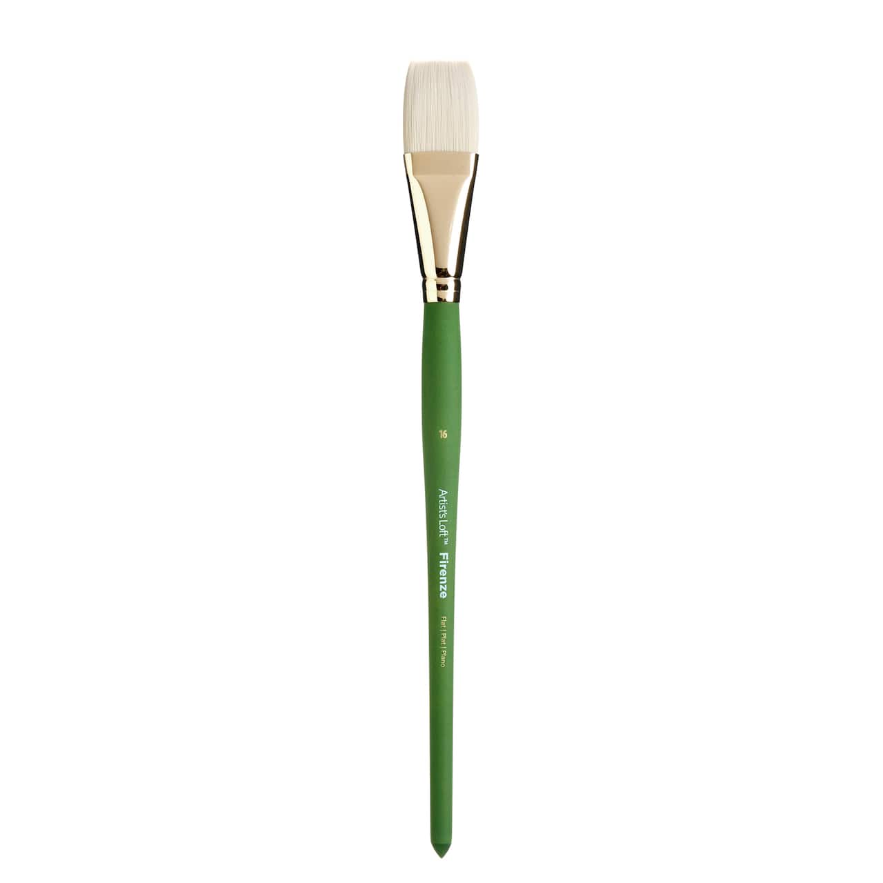 12 Pack: Firenze Long Handle Flat Brush by Artist's Loft®